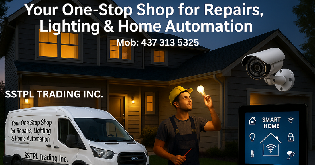 π§ Your One-Stop Shop for Repairs, Lighting & Home Automation Services by SSTPL Trading Inc.