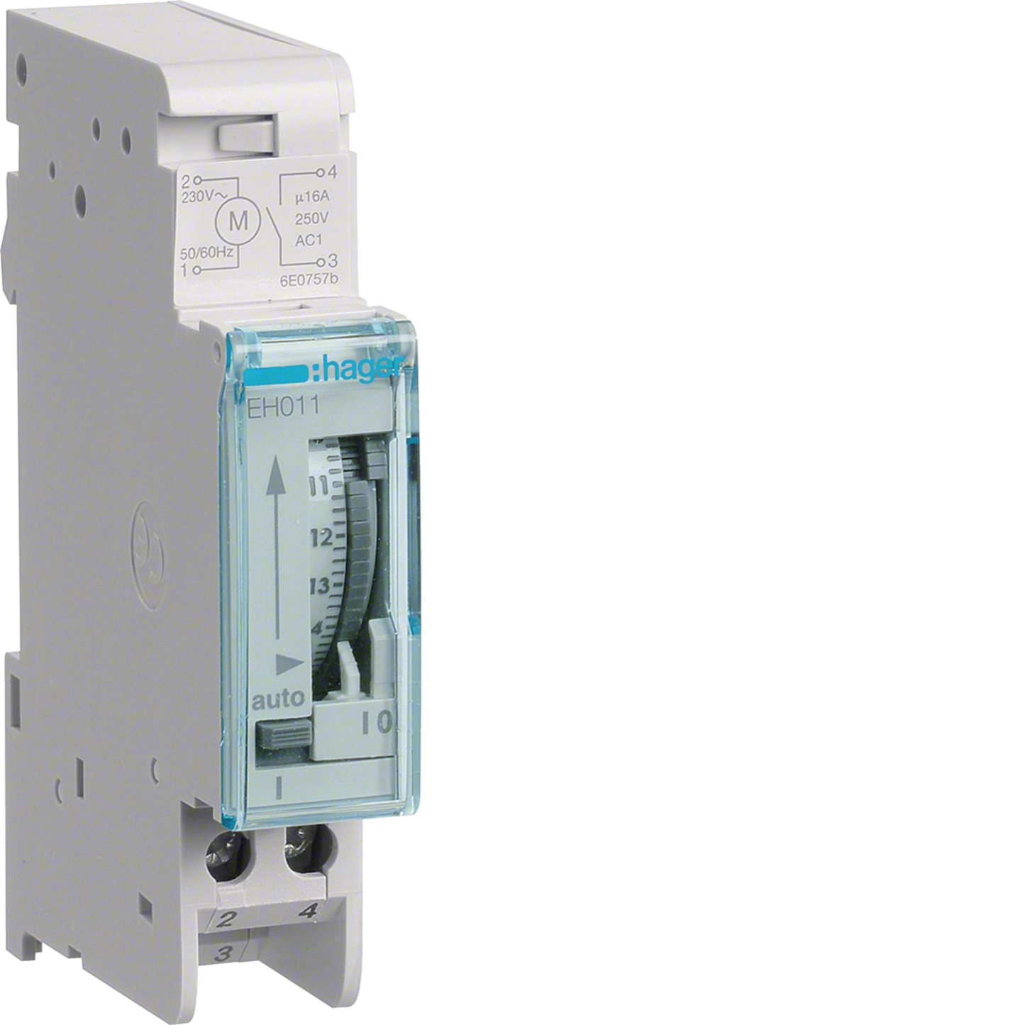 Daily time switch 1 channel, 1 modules with reserve -EH011