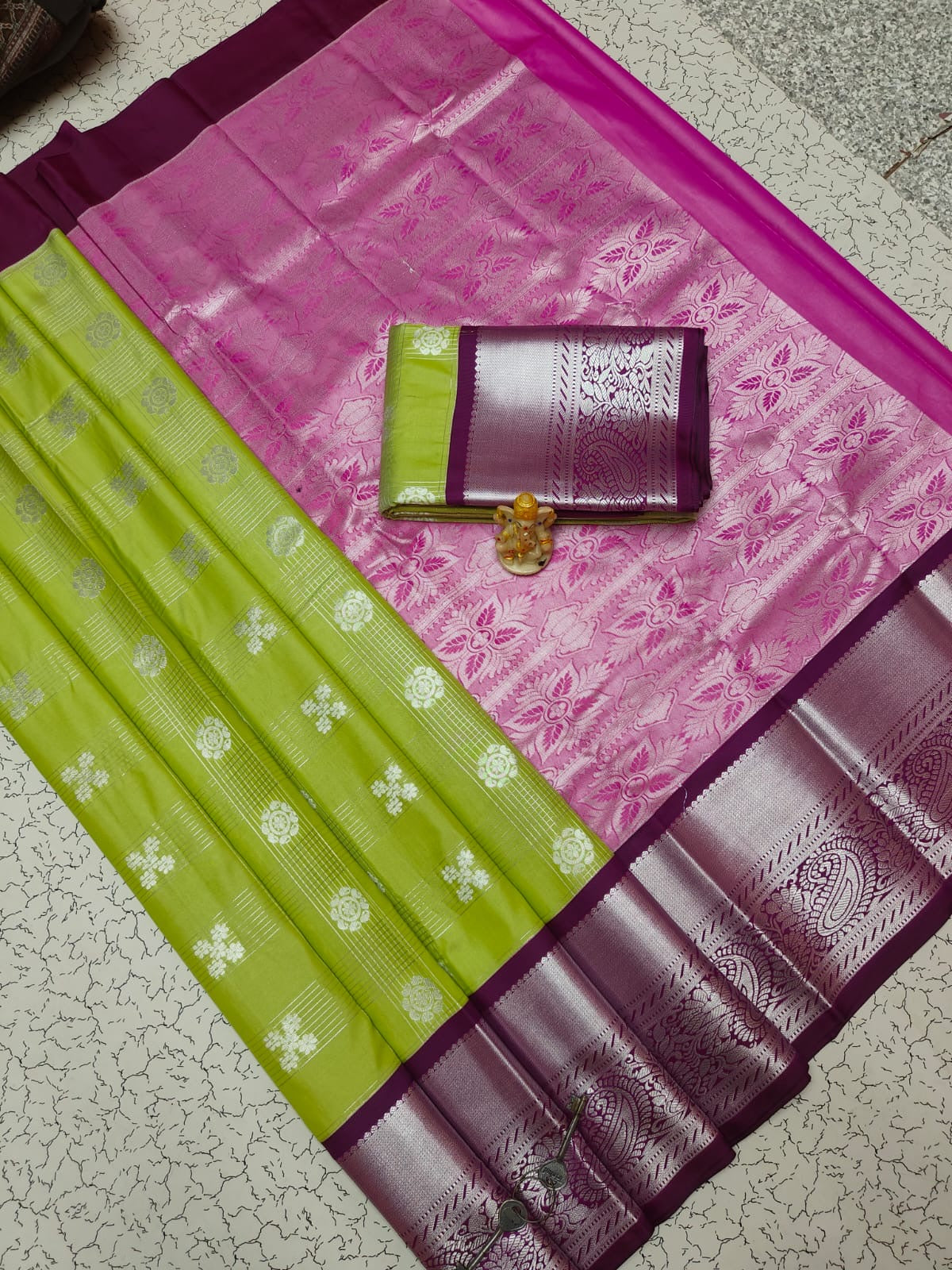 Korvai Silk Saree – Ramya Pandian Inspired Elegance