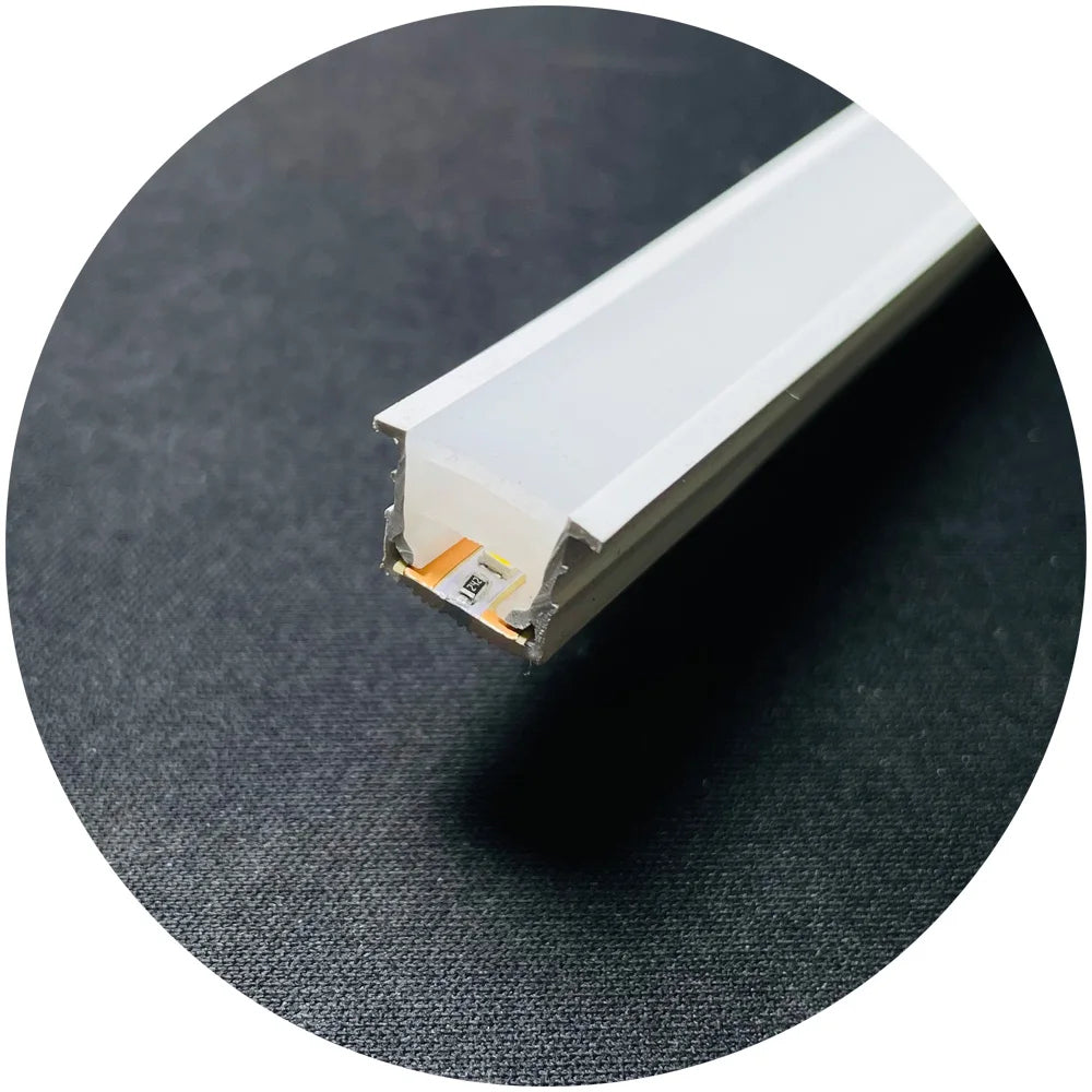 Waterproof IP67 Free Cut Silicone 10x10mm Free Solder Led Strip Profile Light DC24V 3000kled Strips Strips Leds for Cabinet