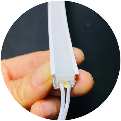 Waterproof IP67 Free Cut Silicone 10x10mm Free Solder Led Strip Profile Light DC24V 3000kled Strips Strips Leds for Cabinet