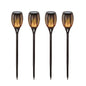 4x Solar Garden LED Torch Outdoor Flame Dancing Flickering Light Tiki Auto Lamp-0