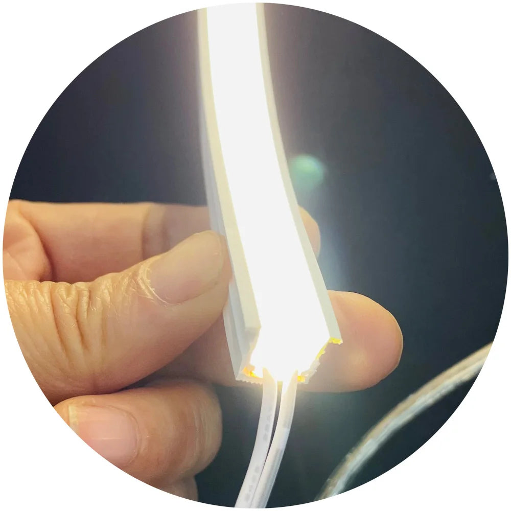 Waterproof IP67 Free Cut Silicone 10x10mm Free Solder Led Strip Profile Light DC24V 3000kled Strips Strips Leds for Cabinet