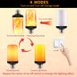 Upgraded LED Flame Light Bulbs, 4 Modes Flickering with Upside Down Effect, E26/E27 Base for Christmas(Not support APP control）