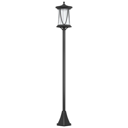 Solar Lamp Post Light, 1.3 M LED Outdoor Street Light, Waterproof IP44 for Patio, Garden, Pathway, Cool White-0