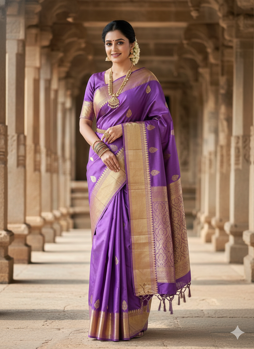 PURE 2g KANCHIPURAM SILK SAREES