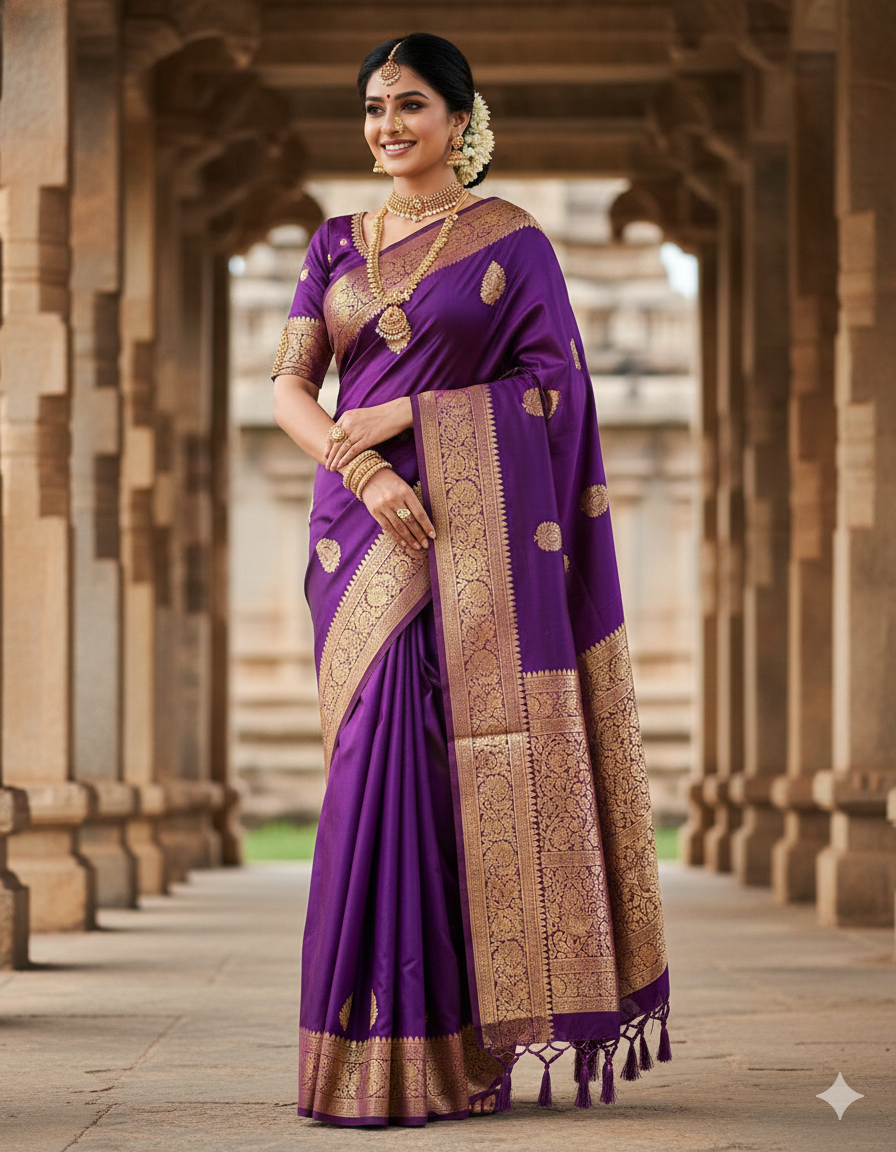 PURE 2g KANCHIPURAM SILK SAREES