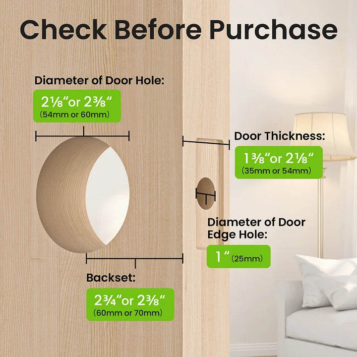 New Product - Removable Battery Smart Knob Lock GHome Smart KD03PRO