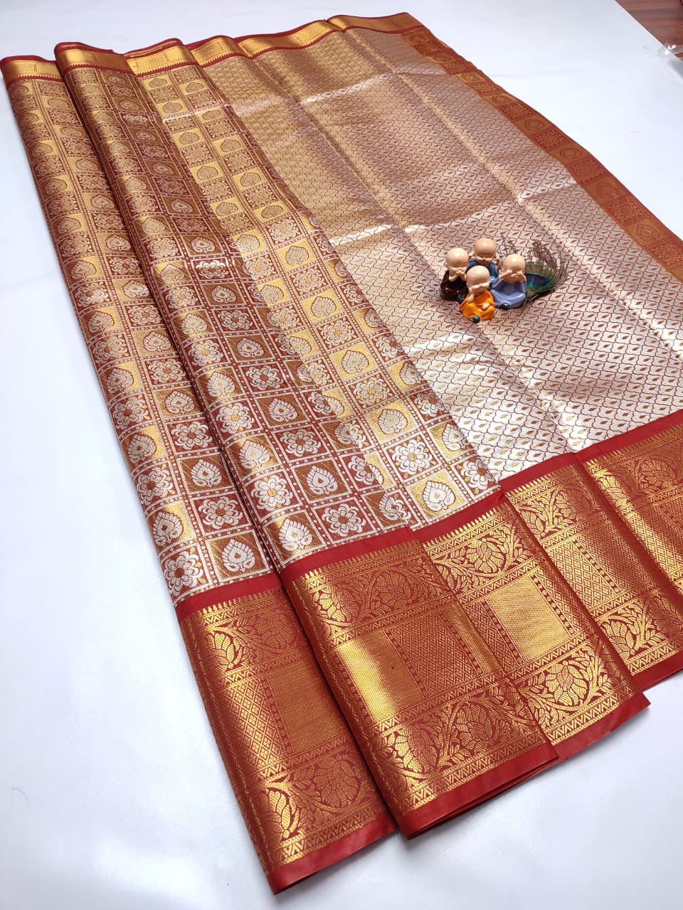 Bridal Tissue Saree – Shimmering Elegance for Your Big Day