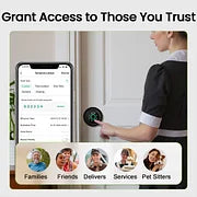 4 in 1 Smart Fingerprint Door Knob GhomeSmart K10PRO