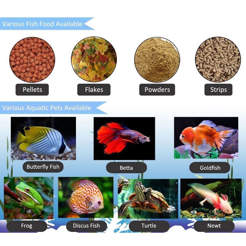 Adjustable Automatic Fish Feeder Electrical Plastic Fish Tank Timer Feeder Home Aquarium Tank Food Feeding Fish Feeder Tool-1