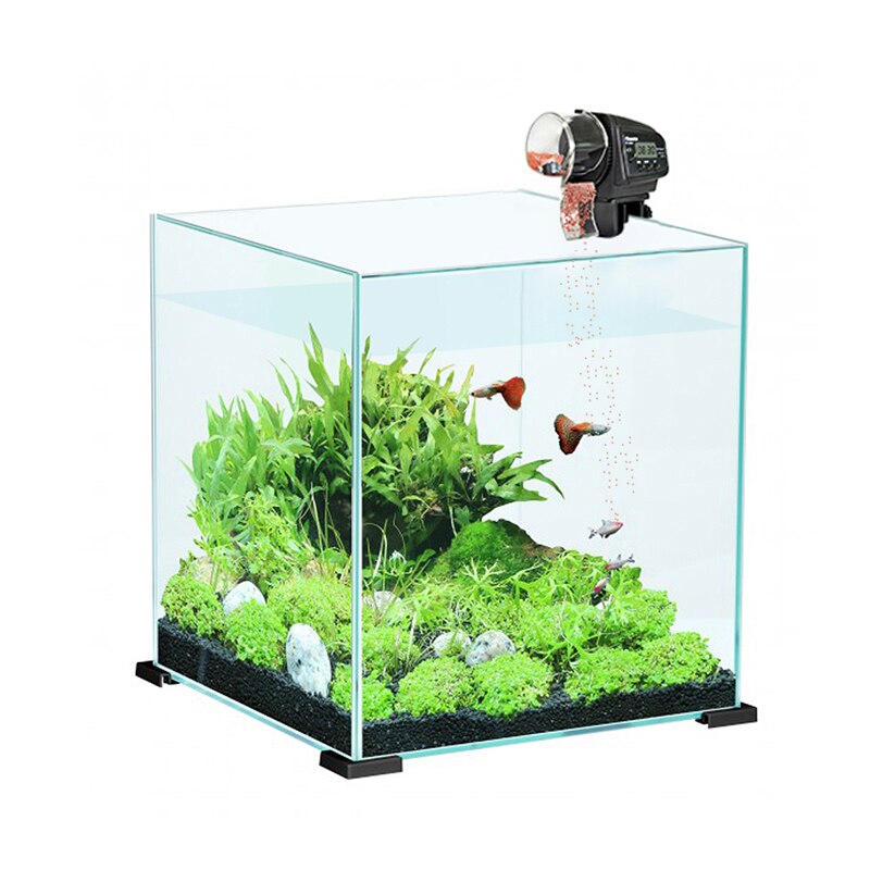 Adjustable Automatic Fish Feeder Electrical Plastic Fish Tank Timer Feeder Home Aquarium Tank Food Feeding Fish Feeder Tool-4
