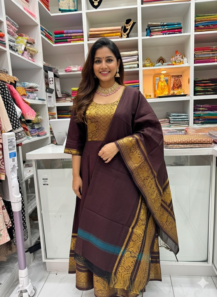 Premium Kanchi Cotton Salwar Set